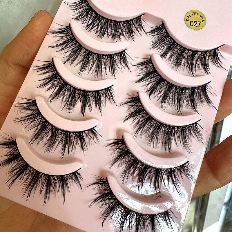 Big Devil Thick False Eyelashes Hard Stems Cross European And American - All Things Beauty -