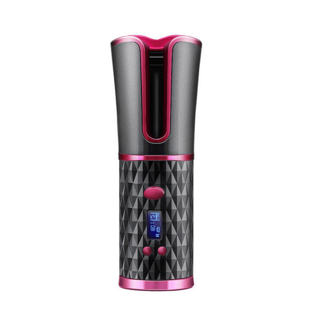 Cordless Automatic Hair Curler Iron Wireless Curling Iron - All Things Beauty -