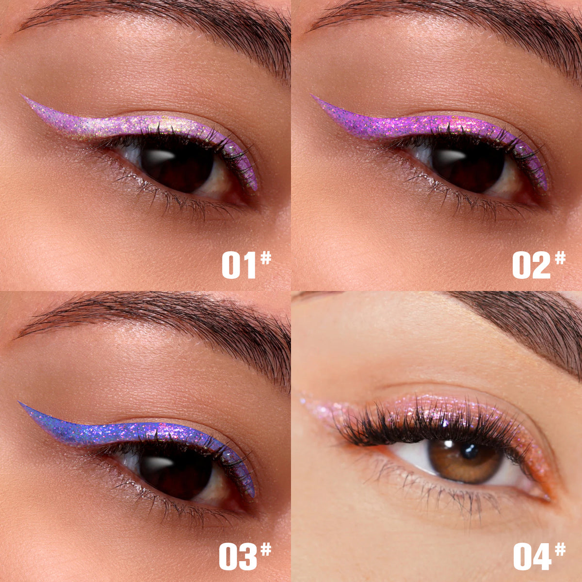 PHOFAY Liquid Glitter Eyeliner Set - All Things Beauty -
