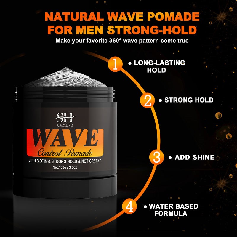 Natural Wavy Frizz Control Pomade Strong Hold - All Things Beauty -