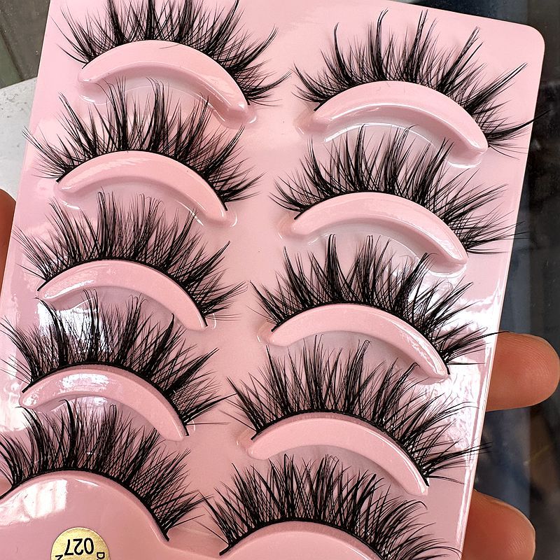 Big Devil Thick False Eyelashes Hard Stems Cross European And American - All Things Beauty -