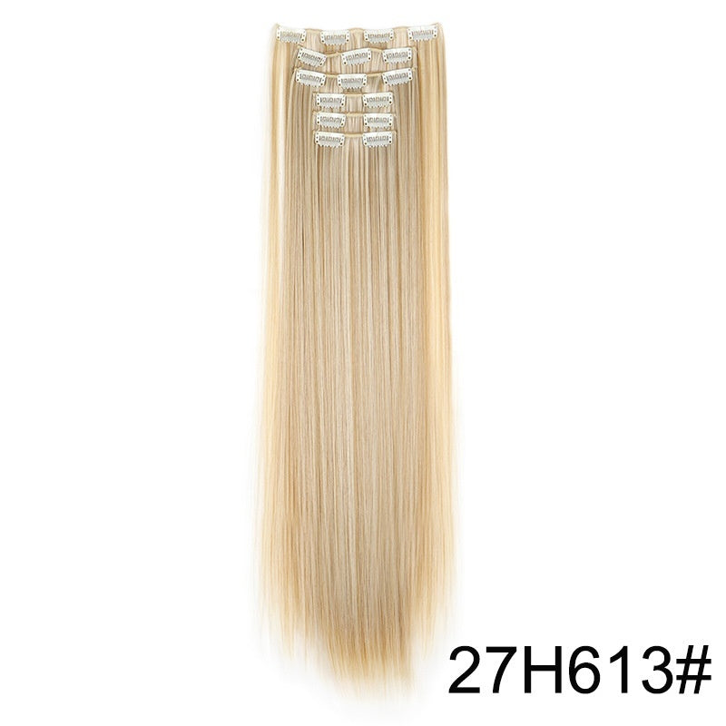 Wig Extensions 6-piece Set, Long Straight Hair - All Things Beauty -