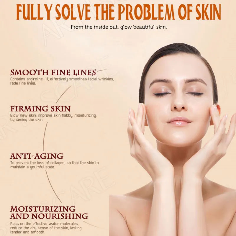 ARTISCARE 6 Peptides Face Serum 5pcs – Moisturizing Facial Essence Skin Care - All Things Beauty -
