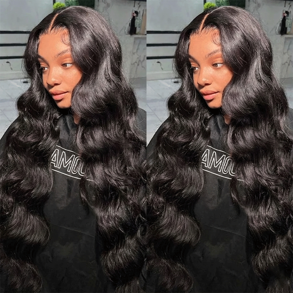 Body Wave Human Hair Bundles – 100% Raw Hair, 4x4/5x5 Closure, 2x6 Lace Middle Part - All Things Beauty -