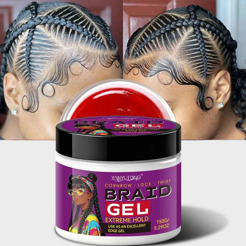 Braiding Gel – Carbomer Formula for Edge Control, Frizz & Hairline Styling - All Things Beauty -