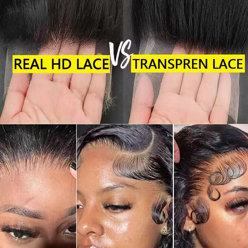 Deep Wave HD Lace Wig – 13x4/13x6 Curly Human Hair, Wet & Wavy, 5x5 Closure - All Things Beauty -