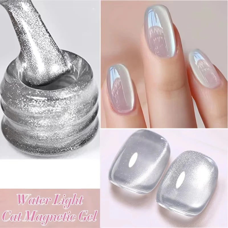 BORN PRETTY Cat Eye Gel Polish – Sparkling Magnetic UV Gel, Flash Effect Colors - All Things Beauty -