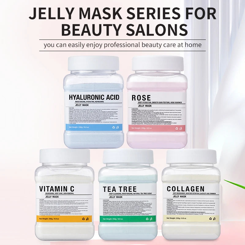 Rose/HA/Collagen Jelly Mask Powder – Hydrating, Moisturizing Peel-Off Skincare - All Things Beauty -