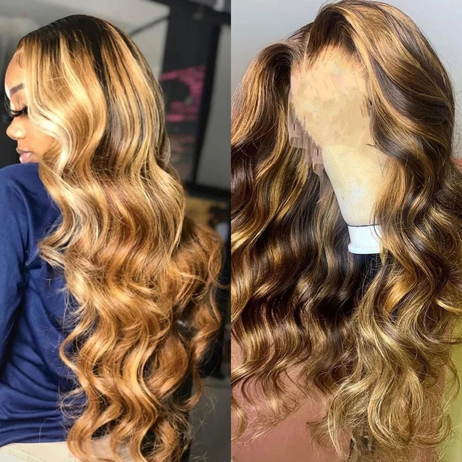 40–42 Inch Body Wave Human Hair Wig – 13x4/13x6 HD Lace, 5x5 Glueless Closure, Remy Hair - All Things Beauty -