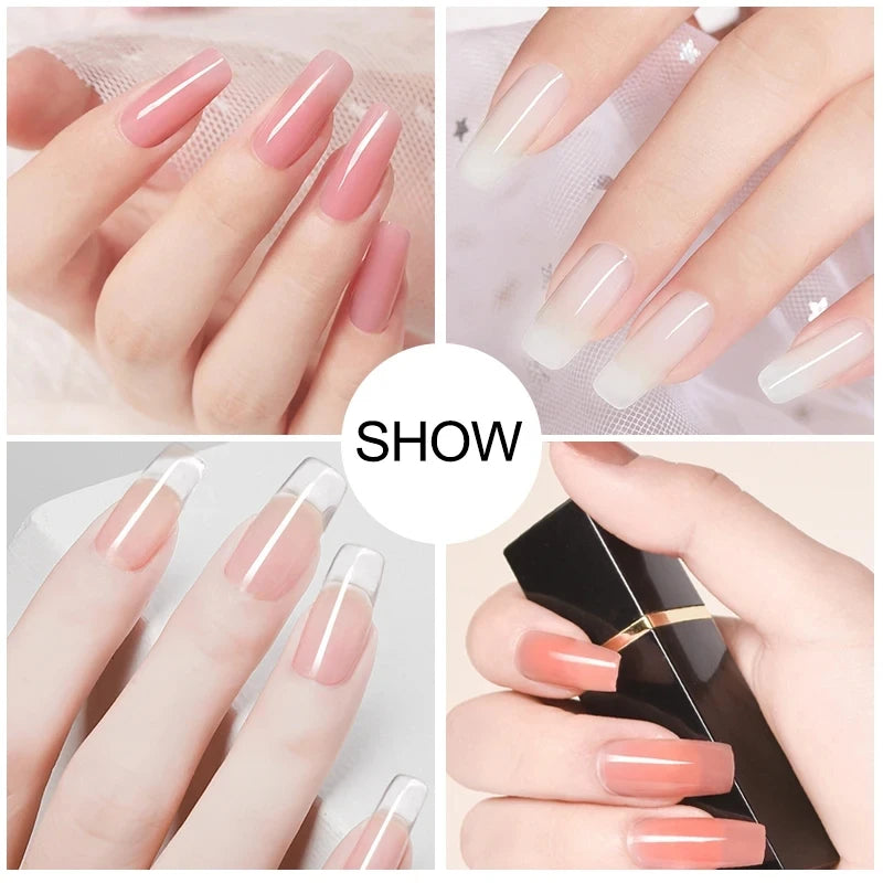 Acrylic Nail Kit – Poly Gel Set with UV Lamp, Extension Gel & Manicure Tools - All Things Beauty -