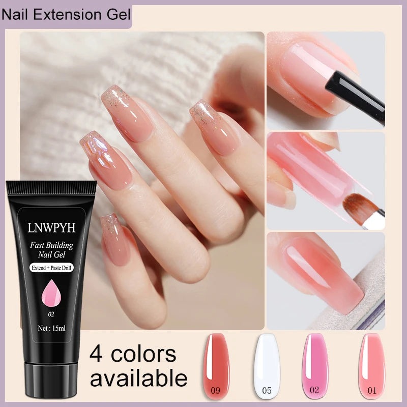 Acrylic Nail Kit – Poly Gel Set with UV Lamp, Extension Gel & Manicure Tools - All Things Beauty -