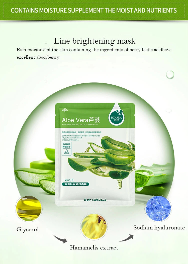 Korean Fruit Face Mask (30 Pcs) – Hydrating & Firming Skincare Combo - All Things Beauty -