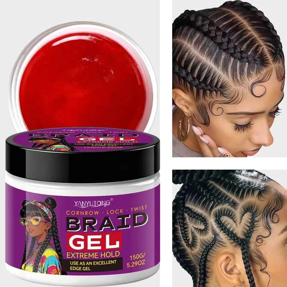 Braiding Gel – Carbomer Formula for Edge Control, Frizz & Hairline Styling - All Things Beauty -