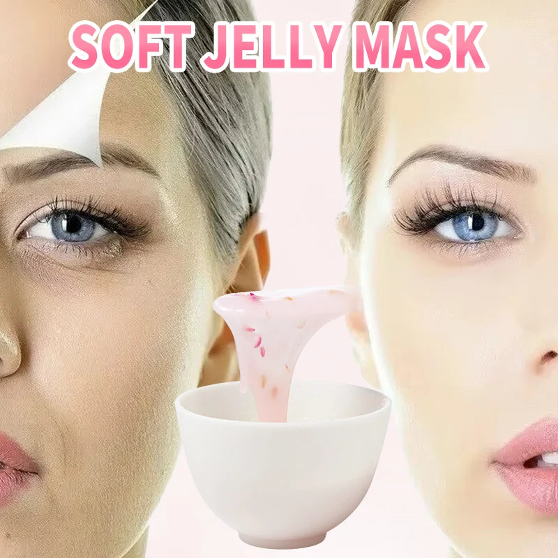 Rose/HA/Collagen Jelly Mask Powder – Hydrating, Moisturizing Peel-Off Skincare - All Things Beauty -