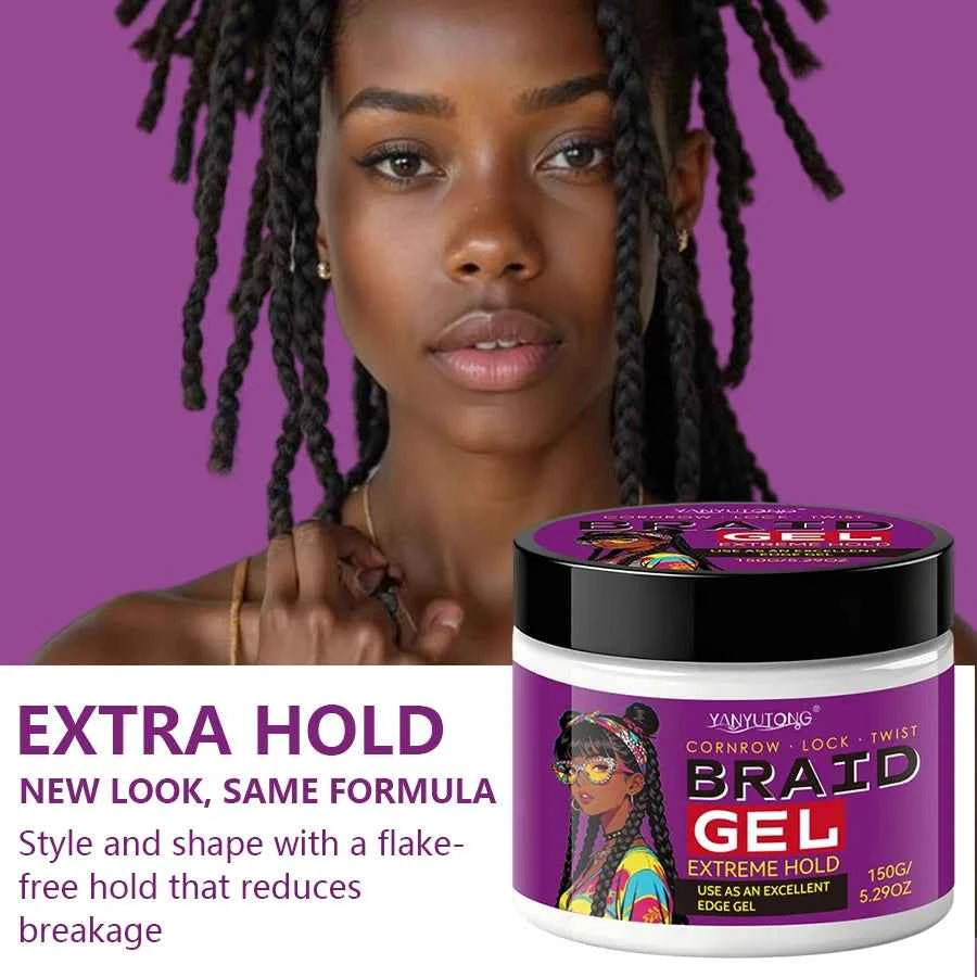 Braiding Gel – Carbomer Formula for Edge Control, Frizz & Hairline Styling - All Things Beauty -