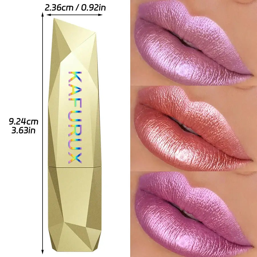 19 Colors Glitter Lipstick Set – Hydrating Metallic Shine, High Pigment Lip Tint - All Things Beauty -