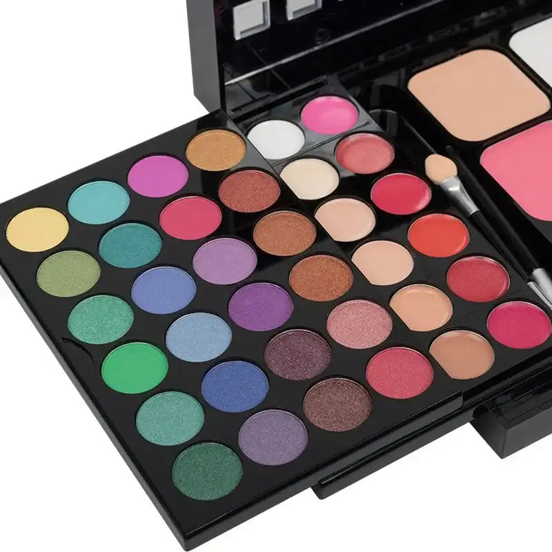 40/74/78 Colors Glitter Eyeshadow Palette – Matte, Waterproof, Long-Lasting Makeup Kit - All Things Beauty -
