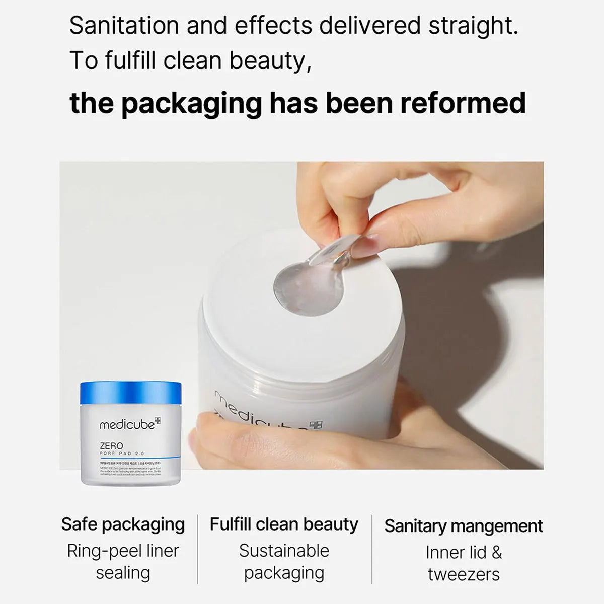 Medicube Zero Pore Pad 2.0 – Dual-Texture Hydrating & Soothing Skincare Pads - All Things Beauty -