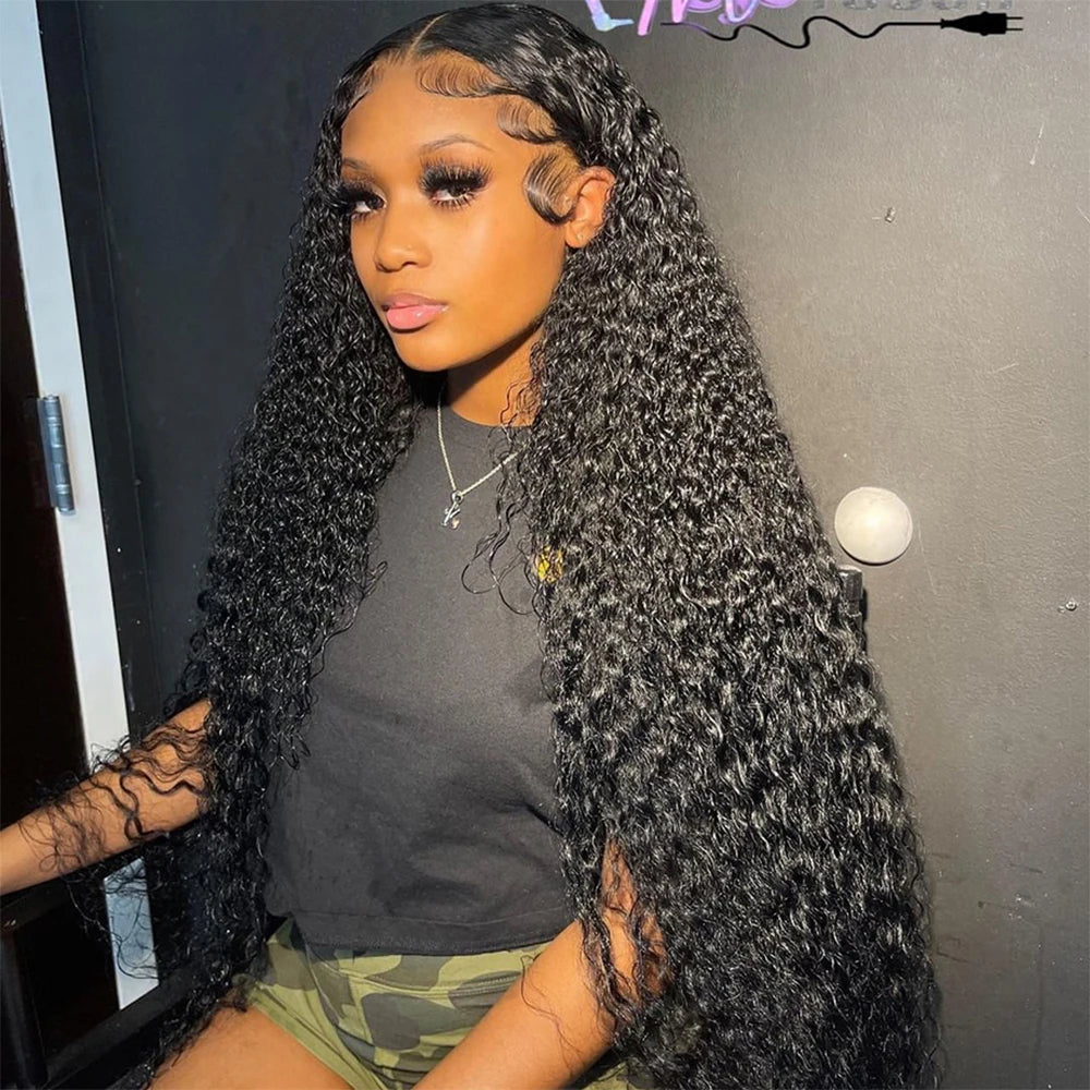 Deep Wave HD Lace Wig – 13x4/13x6 Curly Human Hair, Wet & Wavy, 5x5 Closure - All Things Beauty -