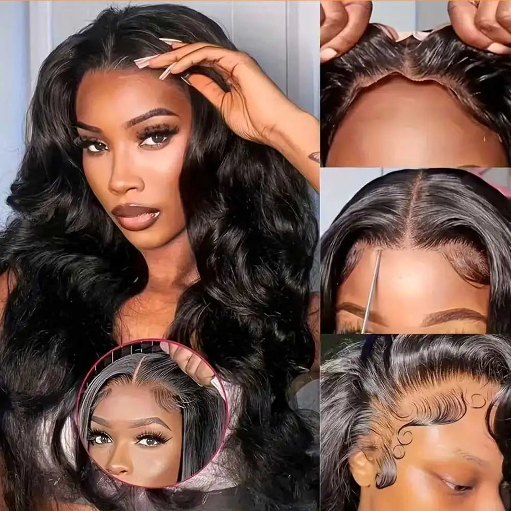 40–42" Body Wave Human Hair Wig – 13x4/13x6 HD Lace, 5x5 Glueless Closure, Remy Hair - All Things Beauty -