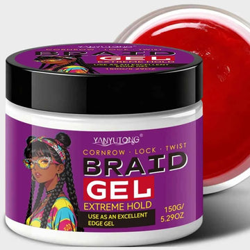 Braiding Gel – Carbomer Formula for Edge Control, Frizz & Hairline Styling - All Things Beauty -