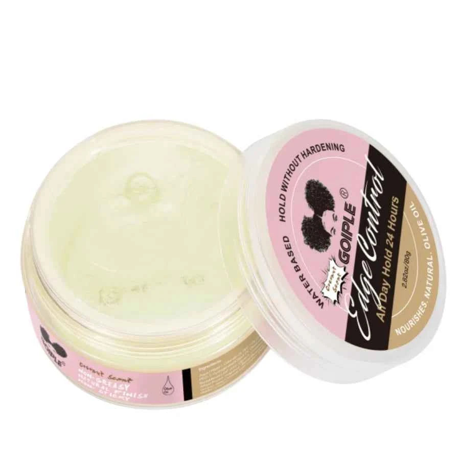 80g Edge Control Gel – 24H Hold for 4C Hair, Non-Greasy Styling Wax - All Things Beauty -