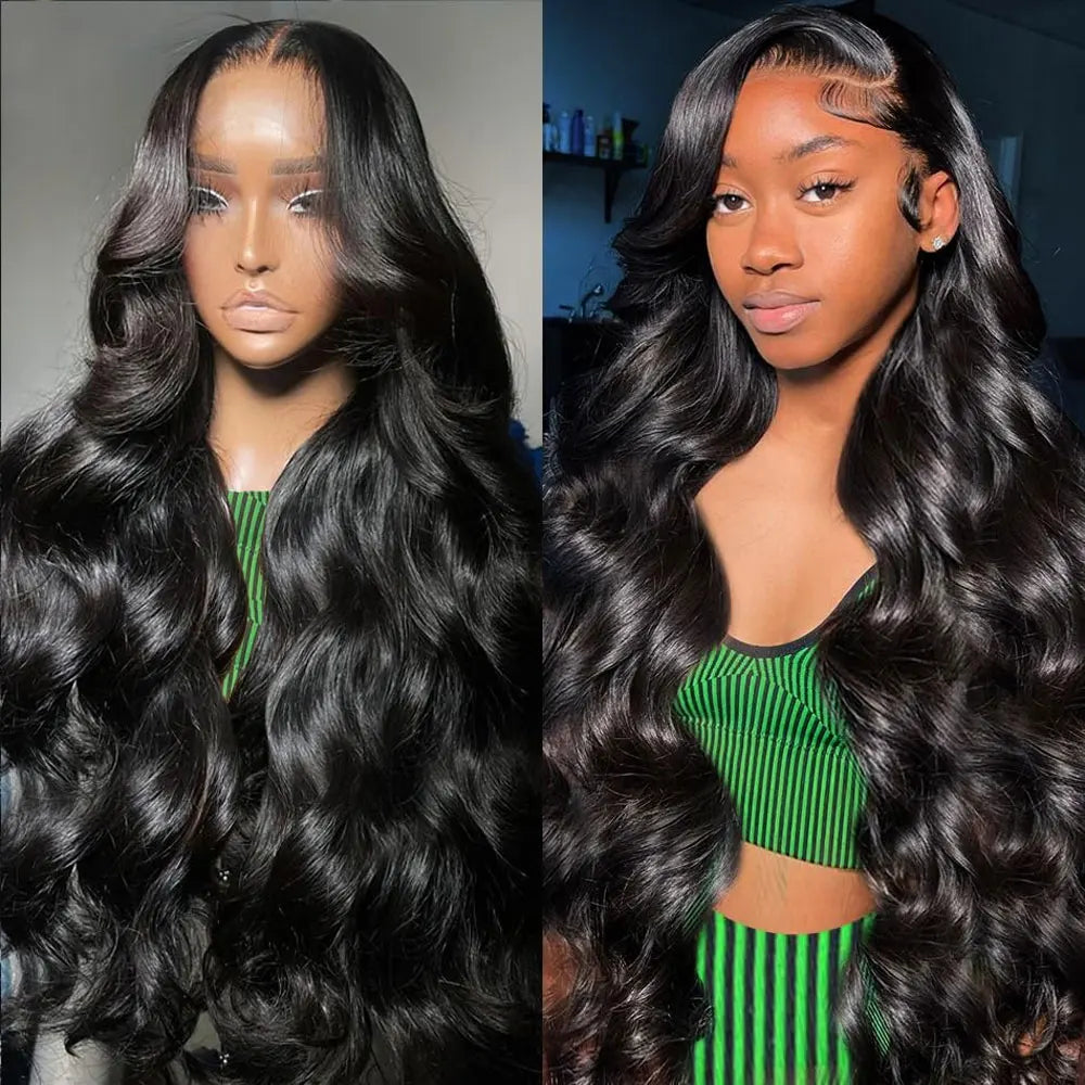 40–42" Body Wave Human Hair Wig – 13x4/13x6 HD Lace, 5x5 Glueless Closure, Remy Hair - All Things Beauty -