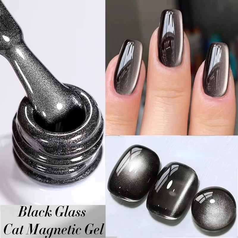 BORN PRETTY Cat Eye Gel Polish – Sparkling Magnetic UV Gel, Flash Effect Colors - All Things Beauty -
