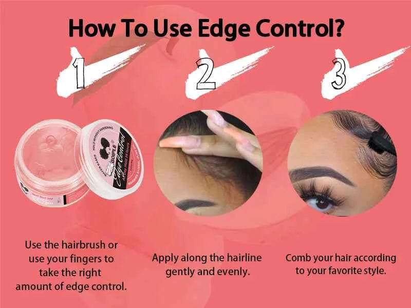80g Edge Control Gel – 24H Hold for 4C Hair, Non-Greasy Styling Wax - All Things Beauty -