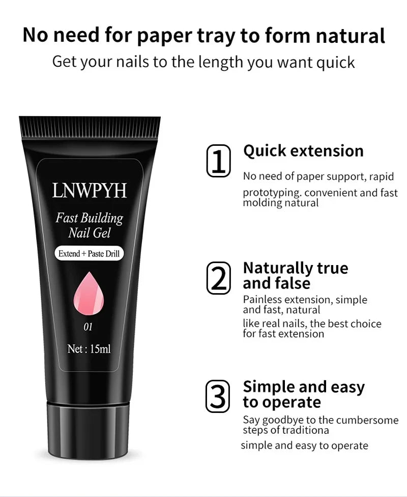 Gel Nail Polish Kit – UV Lamp, Electric Drill, Base & Top Coat, Full Nail Tool Set - All Things Beauty -