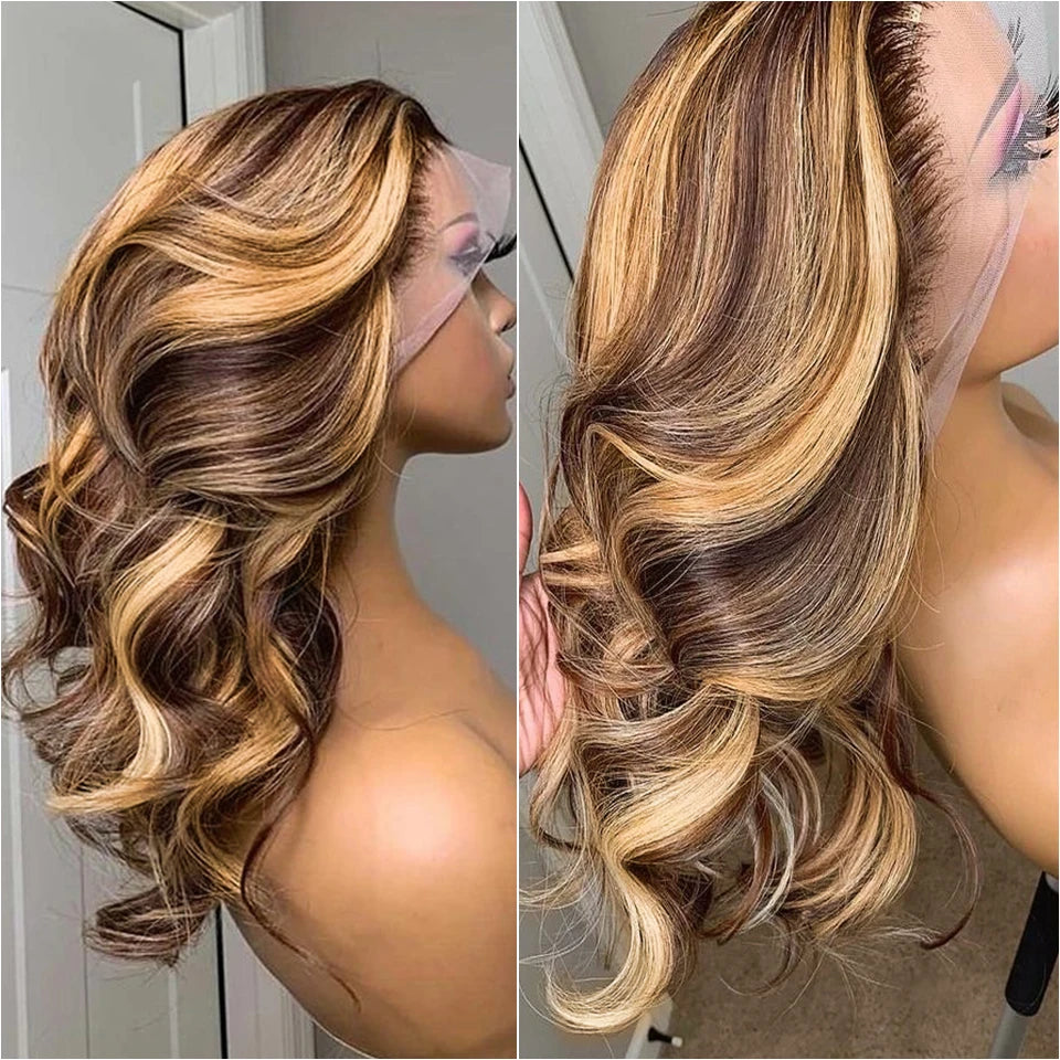 40–42 Inch Body Wave Human Hair Wig – 13x4/13x6 HD Lace, 5x5 Glueless Closure, Remy Hair - All Things Beauty -