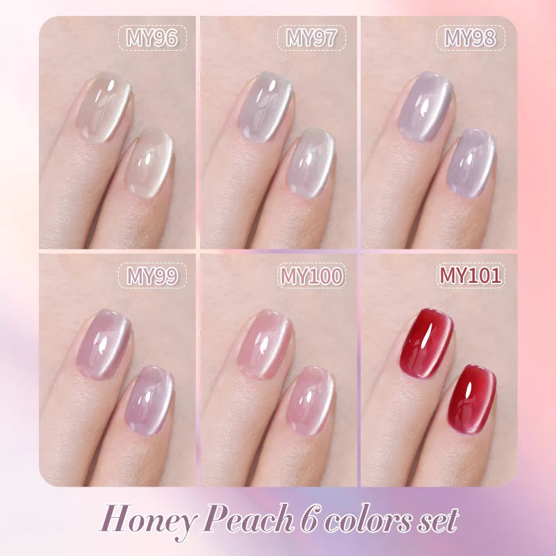 BORN PRETTY Cat Eye Gel Polish – Sparkling Magnetic UV Gel, Flash Effect Colors - All Things Beauty -