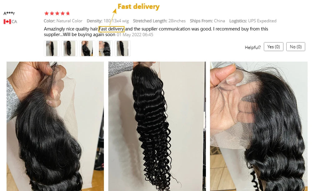 Deep Wave HD Lace Wig – 13x4/13x6 Curly Human Hair, Wet & Wavy, 5x5 Closure - All Things Beauty -