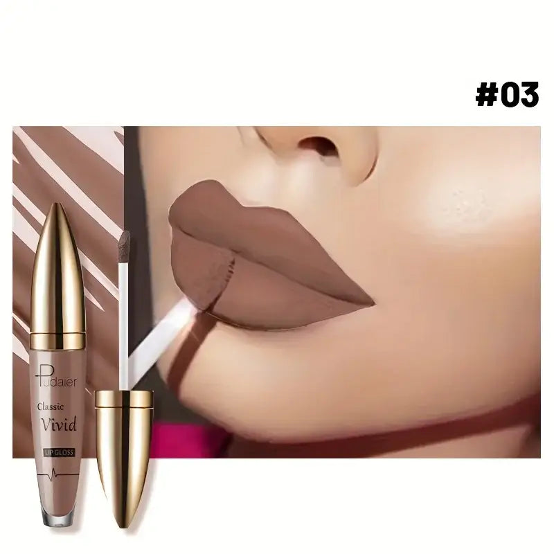 Matte Lip Glaze – High Pigment, Long-Lasting Smudge-Proof Liquid Lipstick - All Things Beauty -
