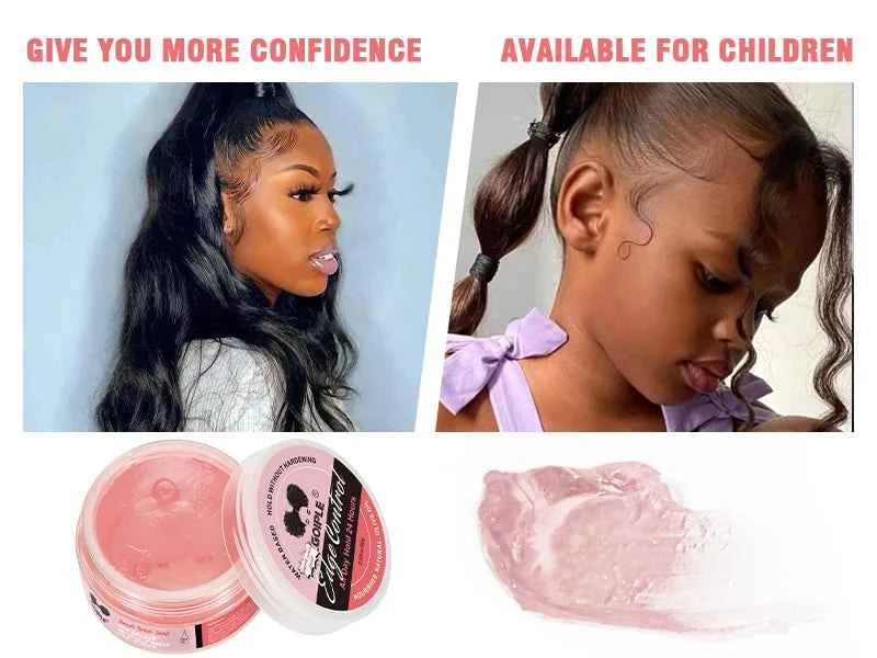 80g Edge Control Gel – 24H Hold for 4C Hair, Non-Greasy Styling Wax - All Things Beauty -