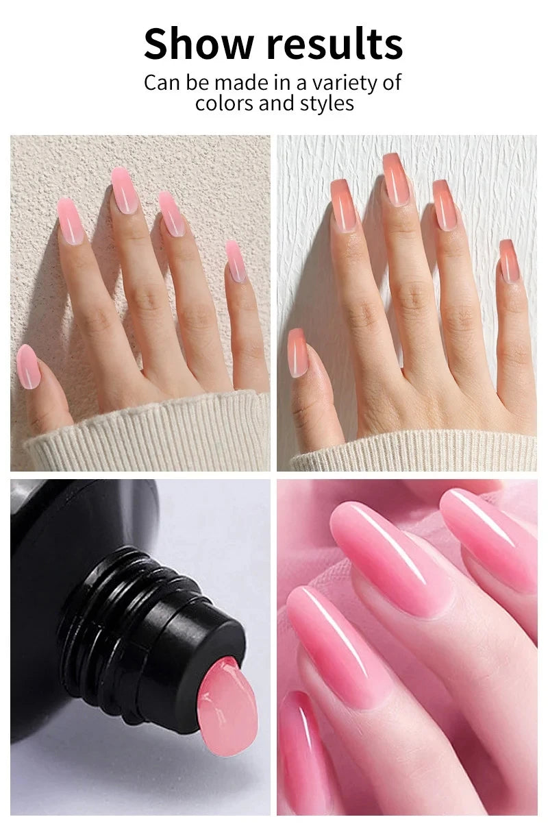 Gel Nail Polish Kit – UV Lamp, Electric Drill, Base & Top Coat, Full Nail Tool Set - All Things Beauty -