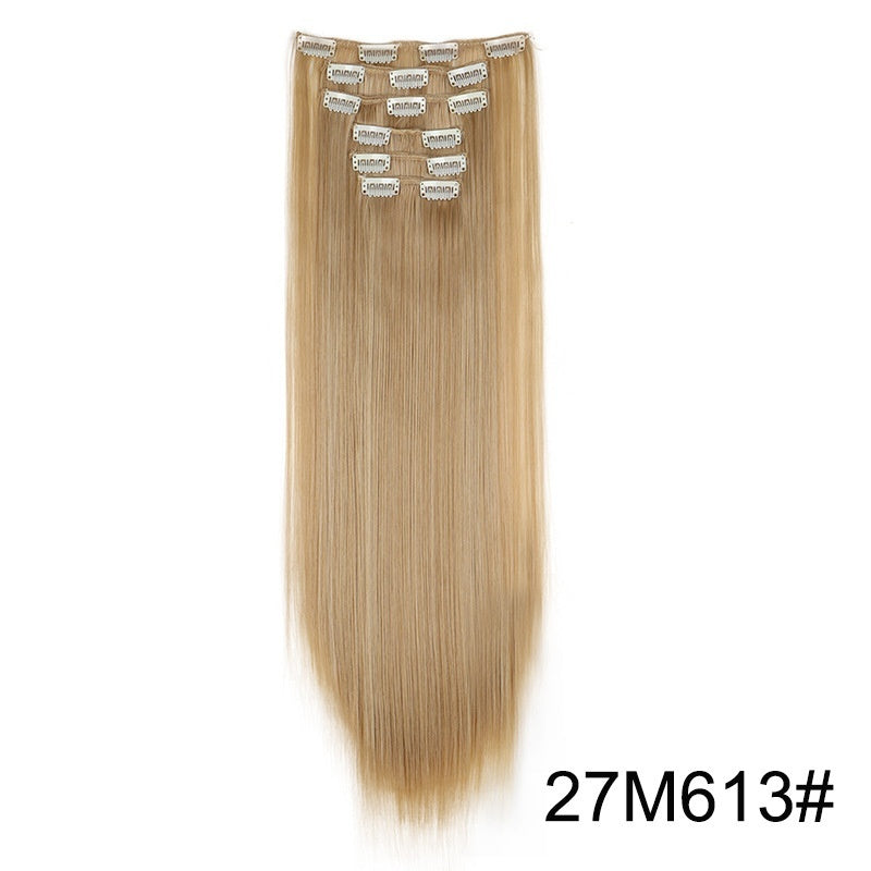 Wig Extensions 6-piece Set, Long Straight Hair - All Things Beauty -